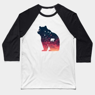 silhouette of a bear Baseball T-Shirt